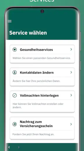 HanseMerkur ServiceApp screenshot 2