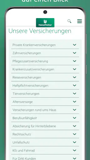 HanseMerkur ServiceApp screenshot 6