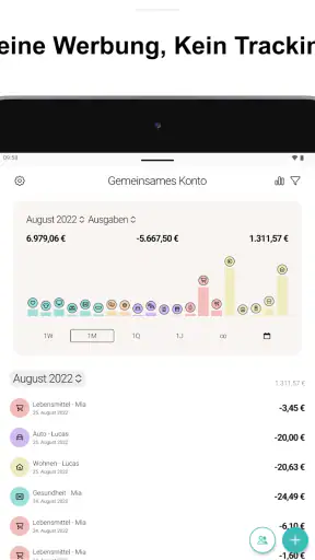 Haushaltsbuch Ausgaben Monee screenshot 10