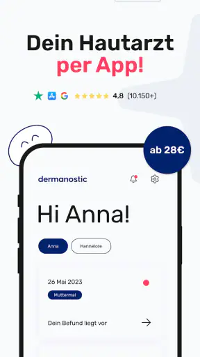 Hautarzt per App - dermanostic screenshot 1