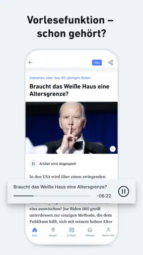HAZ - Nachrichten und Podcast screenshot 7