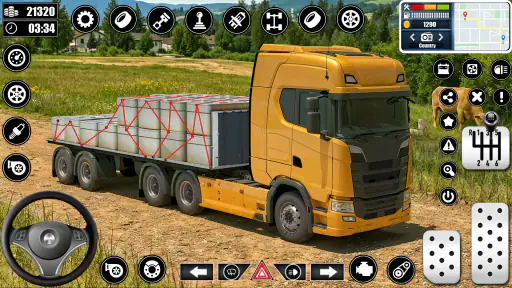Heavy Truck Driving Cargo Game screenshot 10