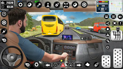 Heavy Truck Driving Cargo Game screenshot 11