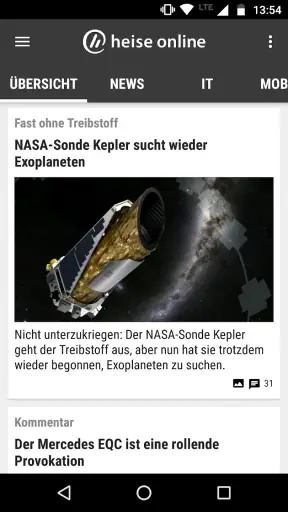 heise online - News screenshot 1