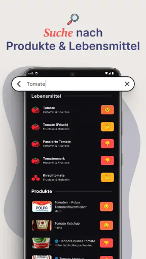 Histamin & Fructose InTolerApp screenshot 3