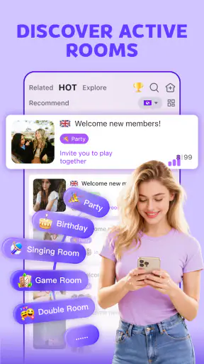 Hiya Game – Party & Voice Chat screenshot 3