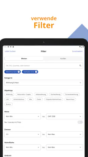 Homegate - Immobilien Schweiz screenshot 11