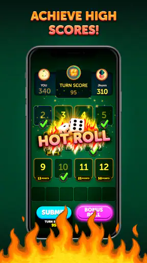 Hot Rolls Würfelstrategiespiel screenshot 7