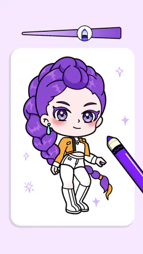 Idol Draw: Coloring Master screenshot 11