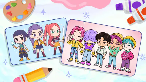 Idol Draw: Coloring Master screenshot 7
