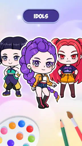 Idol Draw: Coloring Master screenshot 9