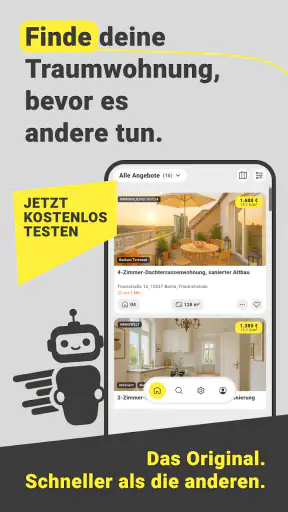 Immobilien Bot. Wohnung finden screenshot 1