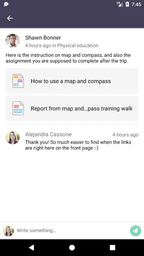 itslearning mobile screenshot 1