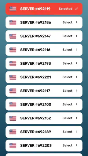 iWar VPN - سریع و قدرتمند screenshot 2