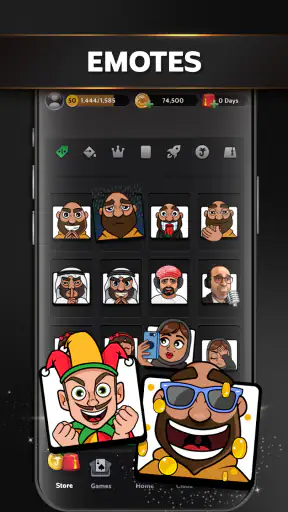 Jawaker Hand, Tarneeb & Trix screenshot