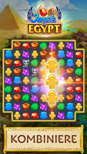 Jewels of Egypt: 3 Gewinnt screenshot 1