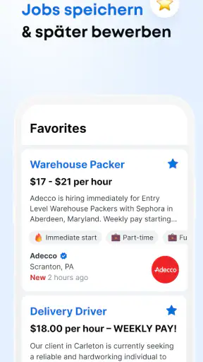Jooble－Jobsuche & Jobbörse App screenshot 3