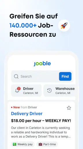Jooble－Jobsuche & Jobbörse App screenshot 6