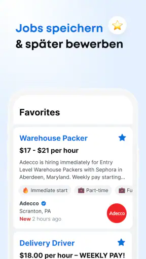 Jooble－Jobsuche & Jobbörse App screenshot 8