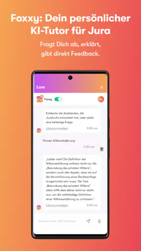 Jurafuchs - Dein Jura-Tutor screenshot 4