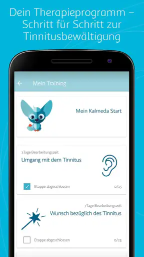 Kalmeda Tinnitus-App screenshot 3