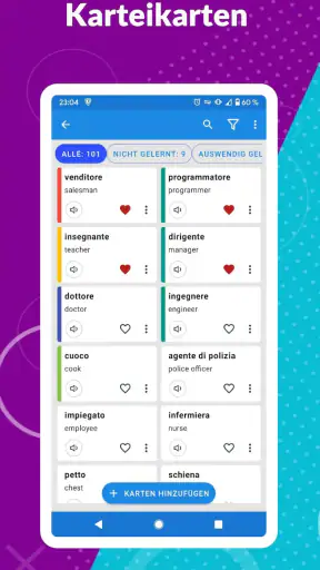 Karteikarten - Lerntool screenshot 1