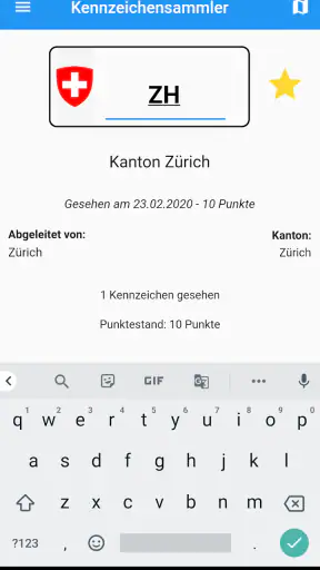 Kennzeichensammler screenshot 3