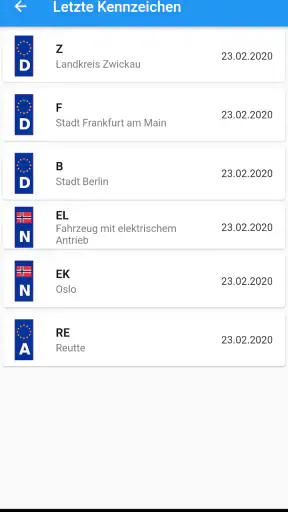 Kennzeichensammler screenshot 4