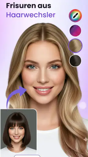 Frisuren testen mit KI & Bart screenshot 8