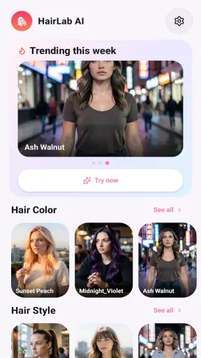 KI Haarfarbe & Frisuren testen screenshot 5