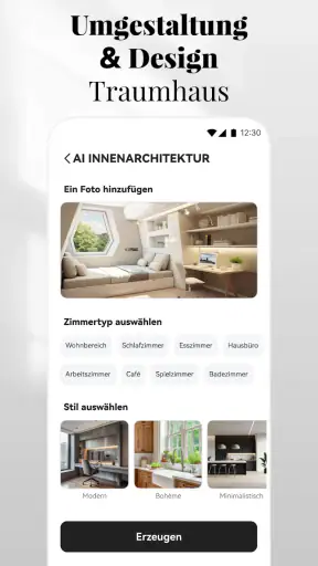 KI - Wohnungsdesign, DecAI™ screenshot