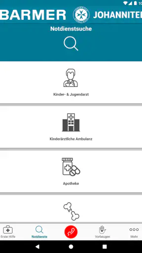 Kindernotfall-App screenshot 7