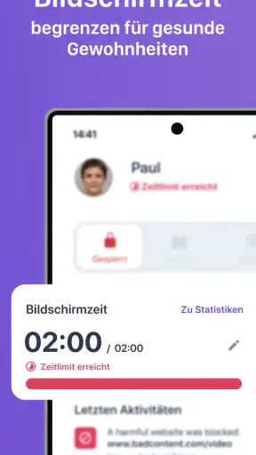Kindersicherung App von Ohana screenshot 4