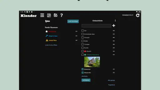 Klender, Familienagenda screenshot 10