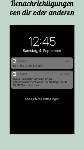 Klender, Familienagenda screenshot 7