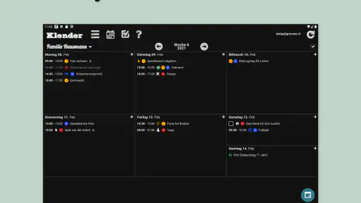 Klender, Familienagenda screenshot 9
