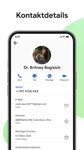 Kontakte: Telefon App screenshot 5