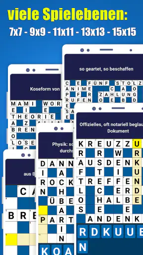 Kreuzworträtsel Deutsch Rätsel screenshot 2