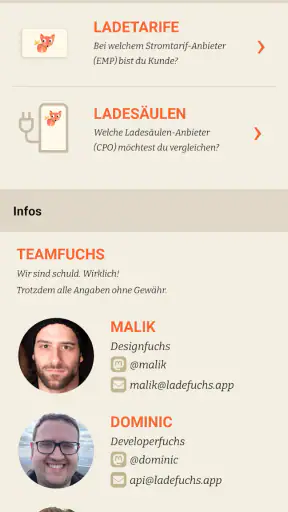 Ladefuchs: EV Strompreise screenshot 5