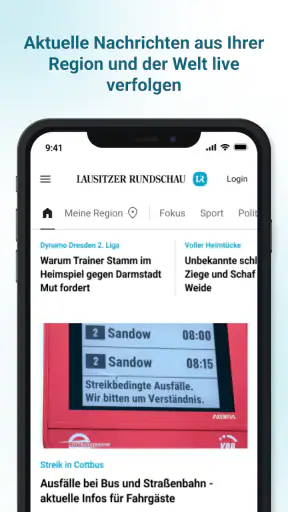Lausitzer Rundschau screenshot 2