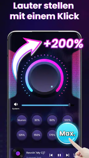 Lautstärke-Booster, EZ Booster screenshot 2