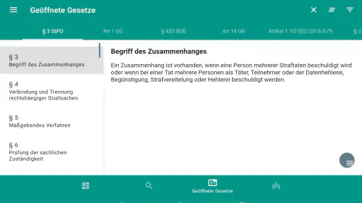 Lawdroid – Deutsche/EU-Gesetze screenshot 12