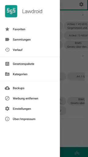 Lawdroid – Deutsche/EU-Gesetze screenshot 6