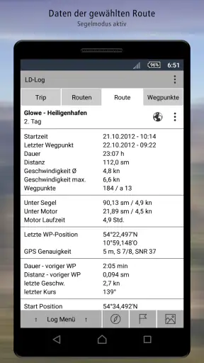 LD-Log - GPS Tracker & Logbuch screenshot 3