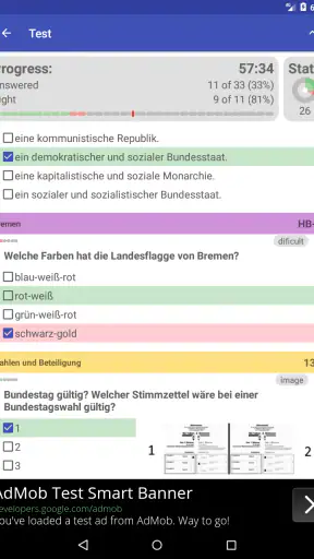 Leben In Deutschland Test screenshot 9