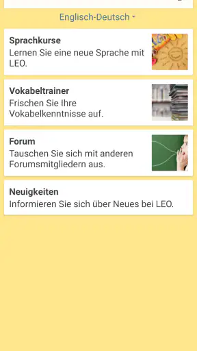 LEO Wörterbuch screenshot 1