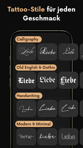 lettering Tattoo - Font Design screenshot 11