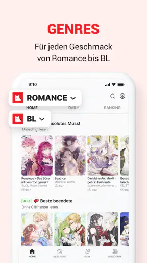 LEZHIN DE screenshot 2