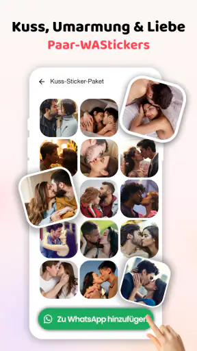 Liebessticker Kuss WASticker screenshot 3