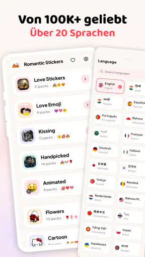 Liebessticker Kuss WASticker screenshot 7